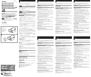 Manual Sony VCL-0630X Lente