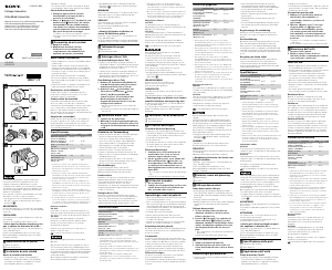 Manual Sony VCL-ECF2 Lente