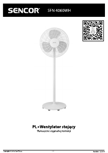 Instrukcja Sencor SFN 4060WH Wentylator