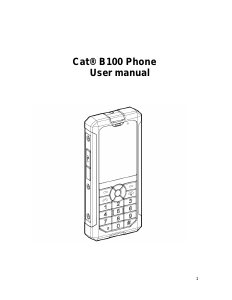Handleiding CAT B100 Mobiele telefoon