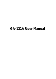 Handleiding GetNet GA-121A Router