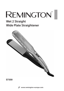 Manual Remington S7350 Wet 2 Straight Hair Straightener