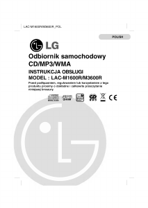 Instrukcja LG LAC-M1600R Radio samochodowe