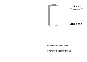 Bedienungsanleitung Juno-Electrolux JDZ9082 Kühlschrank