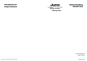 Handleiding Juno-Electrolux JCN44180 Koel-vries combinatie