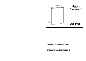 Handleiding Juno-Electrolux JGI4408 Vriezer