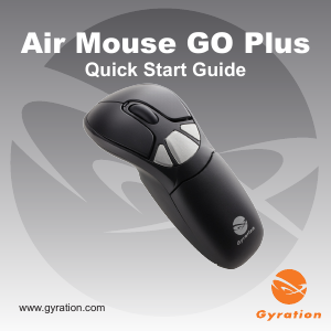 Bedienungsanleitung Gyration Air Mouse Go Plus Maus