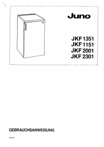 Handleiding Juno JKF1351 Koelkast