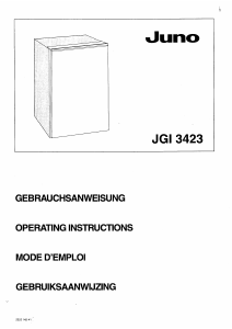 Handleiding Juno JGI3423 Vriezer