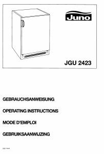 Handleiding Juno JGU2423 Vriezer