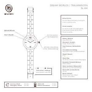 Manual Holzkern Einstein Watch