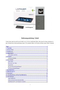 Bedienungsanleitung LC-Power LC10TAB-A10 Mira 2 Tyon Tablet