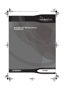 Bruksanvisning Rocketfish RF-RBWHP01 Rocketboost Hörlurar