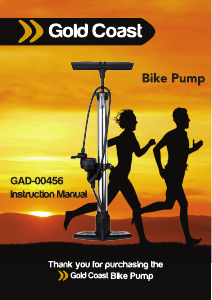 Bruksanvisning Gold Coast GAD-00456 Cykelpump