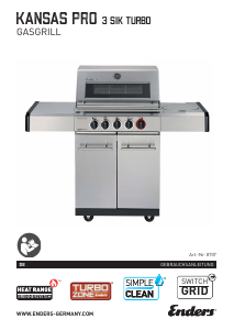 Bedienungsanleitung Enders Kansas Pro 3 SIK Turbo Barbecue