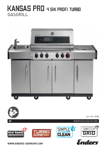 Bedienungsanleitung Enders Kansas Pro 4 SIK Profi Turbo Barbecue