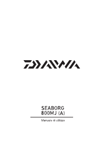 Manuale Daiwa Seaborg 800MJ(A) Mulinello da pesca