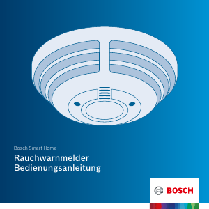 Bedienungsanleitung Bosch Smart Home Rauchmelder