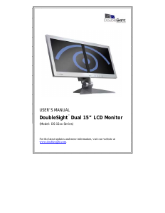 Handleiding DoubleSight DS-1500 LCD monitor