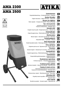 Manual de uso Atika AMA 2300 Biotriturador