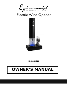 Manual Epicureanist EP-CORKEL3 Corkscrew