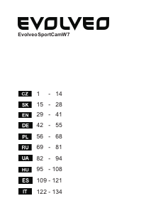 Manuál EVOLVEO SportCam W7 Akční kamera