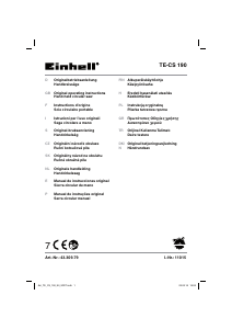 Instrukcja Einhell TE-CS 190 Pilarka tarczowa