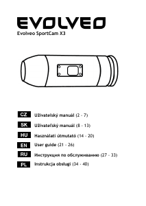 Instrukcja EVOLVEO SportCam X3 Action cam