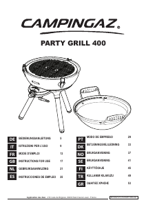 Εγχειρίδιο Campingaz Party Grill 400 Ψησταριά