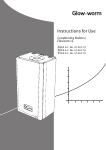 Bruksanvisning Glow-worm Flexicom 30cx Gaspanna