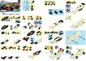 Manual Sluban set M38-B0677 Car Club Race car