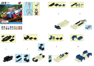 Bedienungsanleitung Sluban set M38-B0675 Car Club Rallywagen