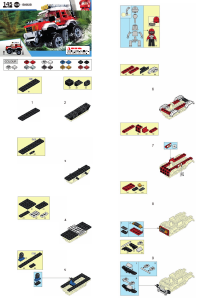 Bedienungsanleitung Sluban set M38-B0663B Car Club Offroad Rot
