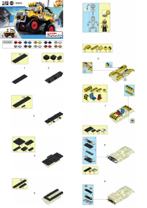 Bedienungsanleitung Sluban set M38-B0663A Car Club Offroad Gelb