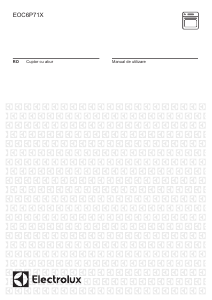 Manual Electrolux EOC6P71X Cuptor