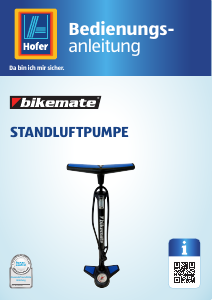 Bedienungsanleitung Bikemate ZF-042 Fahrradpumpe