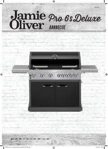 Manual Jamie Oliver Pro 6 Deluxe Barbecue
