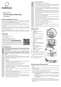 Handleiding Renkforce A550 Voedselthermometer