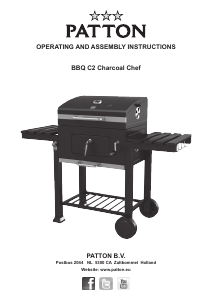 Handleiding Patton C2 Charcoal Chef Barbecue