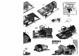 Handleiding Faller set B-230 H0 Zaagmolen