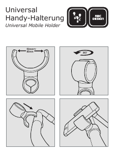 Instrukcja ABC Design Universal Uchwyt telefonu