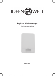Bedienungsanleitung Ideen Welt CFC2021 Küchenwaage