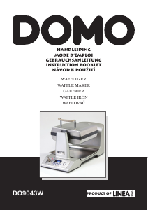 Manual Domo DO9043W Waffle Maker