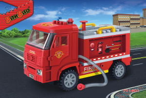 Mode d’emploi BanBao set 7116 Fire Camion