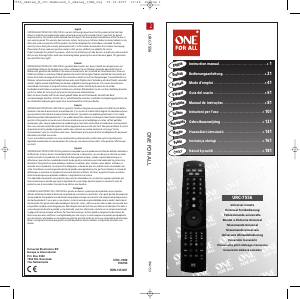 Manual de uso One For All URC 7556 Digital 5 Control remoto