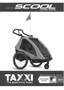 Bedienungsanleitung Scool Taxxi Fahrradanhänger