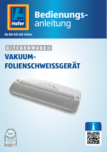 Bedienungsanleitung Kitchenware FO 2011 Vakuumierer