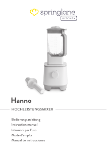 Manuale Springlane Hanno Frullatore