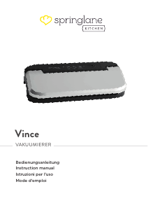 Bedienungsanleitung Springlane Vince Vakuumierer