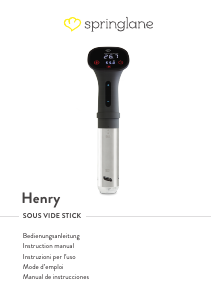 Handleiding Springlane Henry Sous-vide stick